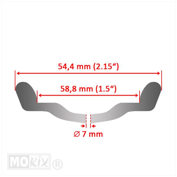 Velg UNI 1.50-16 WM ALU Zwart