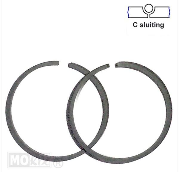 Zuigerveerset 40.00x2x1.6 C Puch MV/MS50