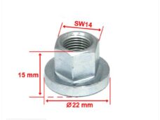 Vliegwiel Moer Universeel 10x1 SW14 - Bollard