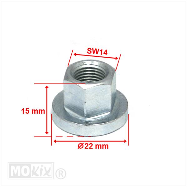 Vliegwiel Moer Universeel 10x1 SW14 - Bollard