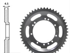 Achtertandwiel Peugeot 94mm D14 11gats 42tands