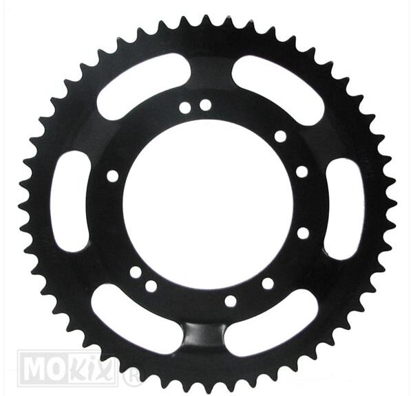 Achtertandwiel Peugeot 98mm D14 10gats 56t Zwart