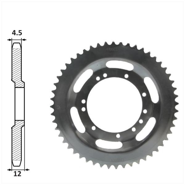 Achtertandwiel MBK 94mm D12 11gats 52tands