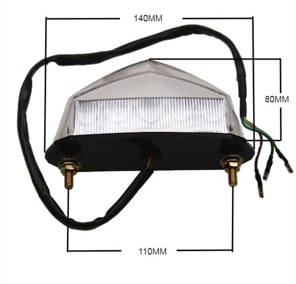 Achterlicht UNI LED Blank (10 LED) CE Elec