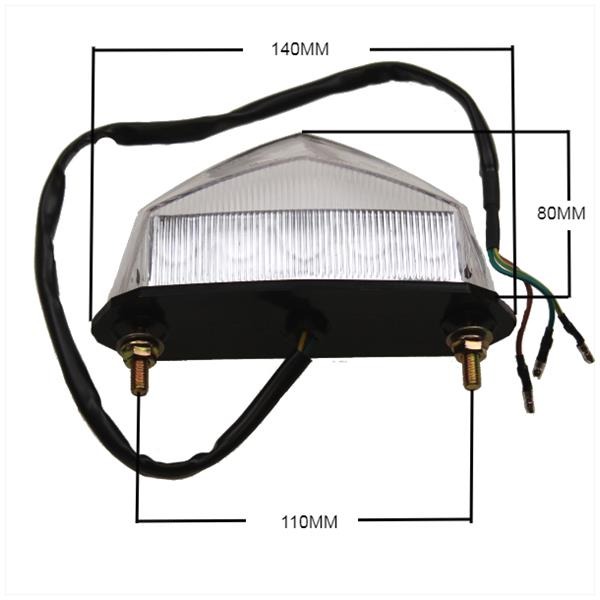 Achterlicht UNI LED Blank (10 LED) CE Elec