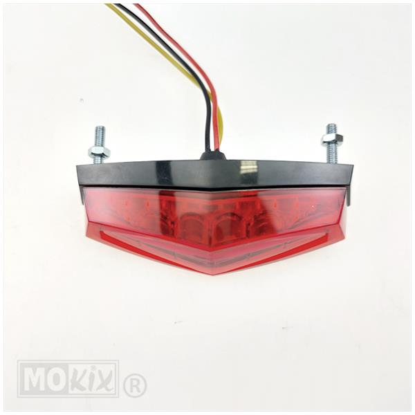 Achterlicht UNI LED Rood CE Elec - Afbeelding 2