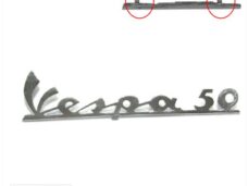 Vespa 50 Embleem DIK Badge Clip 13.5cm Chroom - RMS
