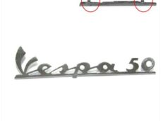 Vespa 50 Embleem DIK Badge Clip 13.5cm Chroom - RMS