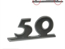 Vespa 50 Embleem DIK Badge Clip 3.5cm Chroom - RMS