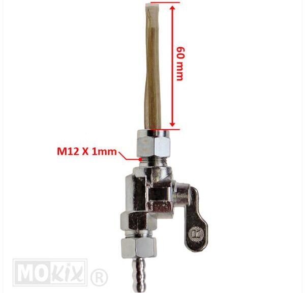 Benzinekraan Universeel (M12x1mm) ST - Supertec
