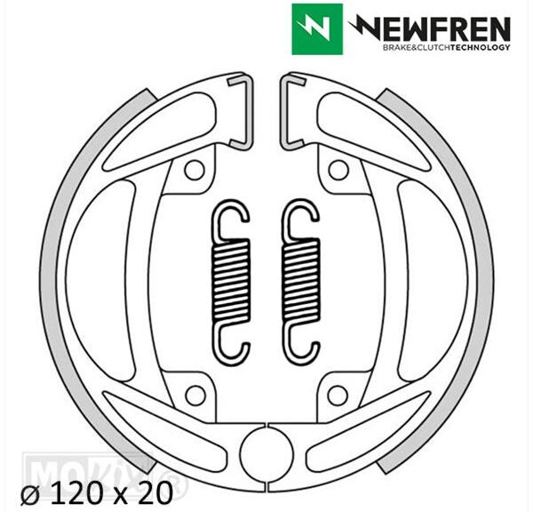 Remschoen-SET Kreidler NT Klein Naaf 120 Leleu NF - Newfren