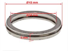 Pakking Uitlaat Honda MT/MB 80 43x34x5mm (1)