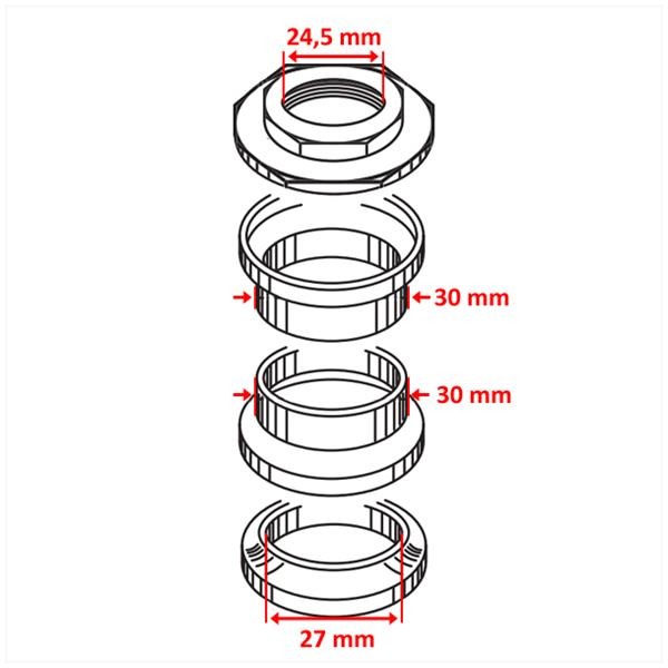 Balhoofdset China/YA PW50 Supertec