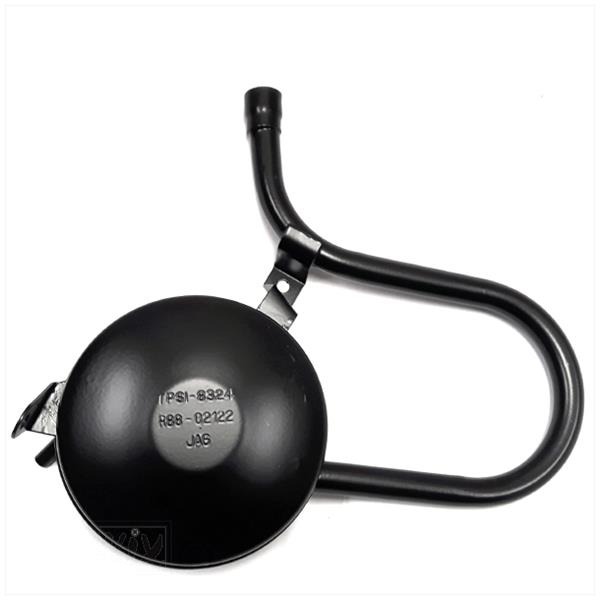 Uitlaat Solex Micron Snorfiets 12 Inch STD Zwart