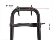 Middenstandaard Puch Maxi S 195mm Zwart - IGM
