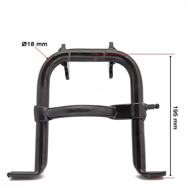 Middenstandaard Puch Maxi S 195mm Zwart - IGM