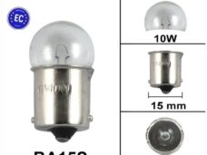 Lamp BA15S 12V 10W Bollard CE Keur (1)