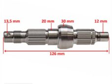 Achteras Piaggio Typhoon/Sfera/ZIP 126mm - Supertec