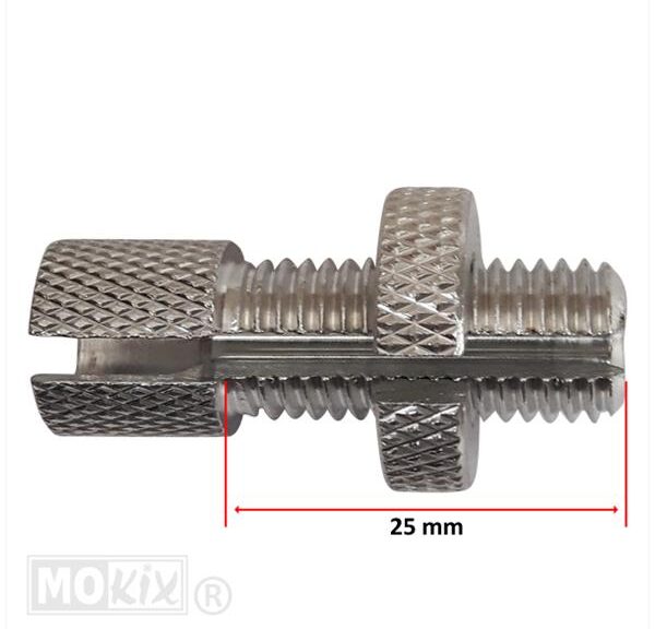 Kabelstelbout M10 MET Gleuf 25mm - Supertec