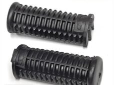 Voetsteun-Rubbers SET Honda DAX Zwart - Supertec