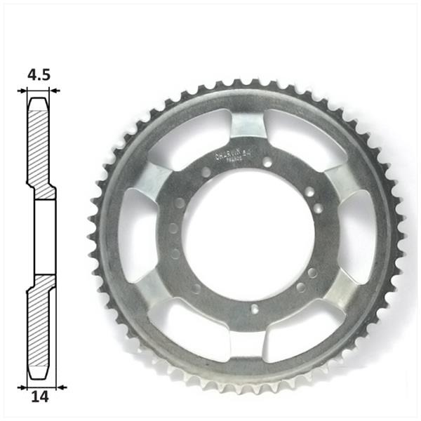 Achtertandwiel Peugeot 94mm D14 11gats 56tands