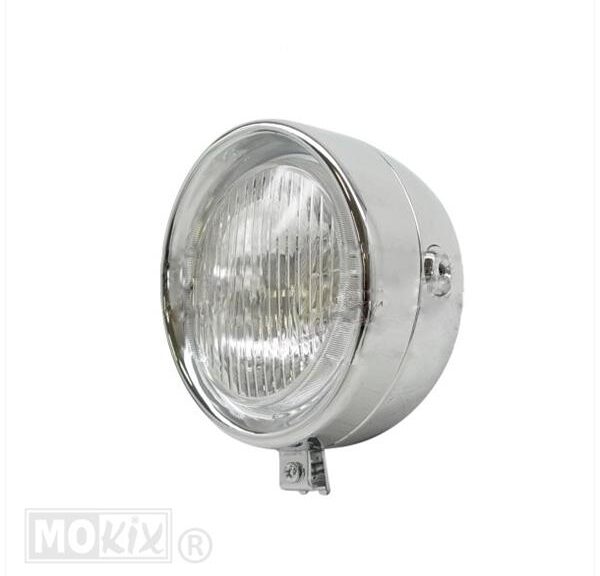 Koplamp Puch Classic Rond Model 130mm Chroom