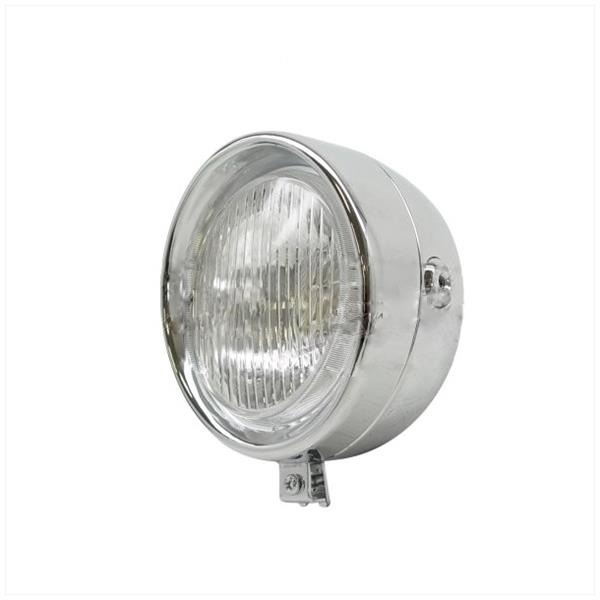 Koplamp Puch Classic Rond Model 130mm Chroom