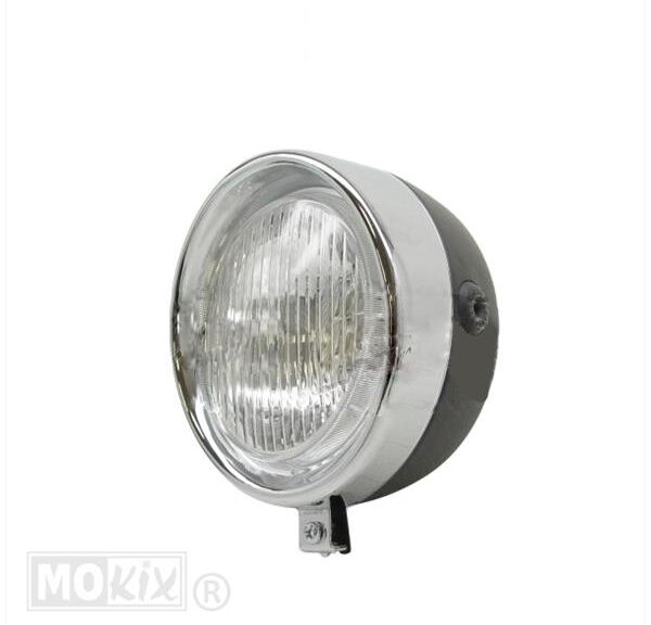 Koplamp Puch Classic Rond Model 130mm Zwart