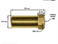 Uitlaatmoer Puch Maxi M6 Lang (12) - Bollard