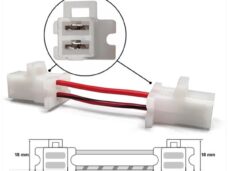 Connector Kabel Blok Vrouw>Blok Vrouw 2 Pins