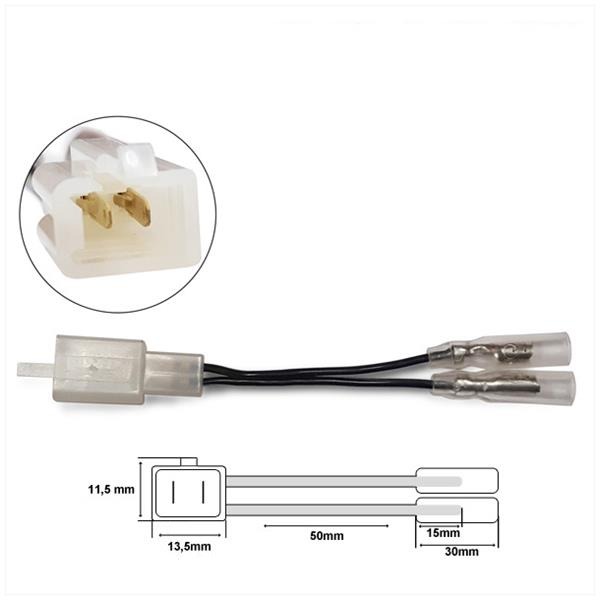Connector Kabel Blok MAN>Stekker Japan Vrouw 2 Pin