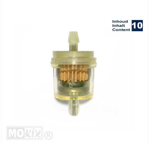 UNI Benzinfilter für 6-mm-Rundschlauch GY6 (10) - Supertec
