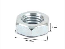 Koppeling Moer 12x1.25 China 2T/MORINI (Laag) SW19 - Bollard