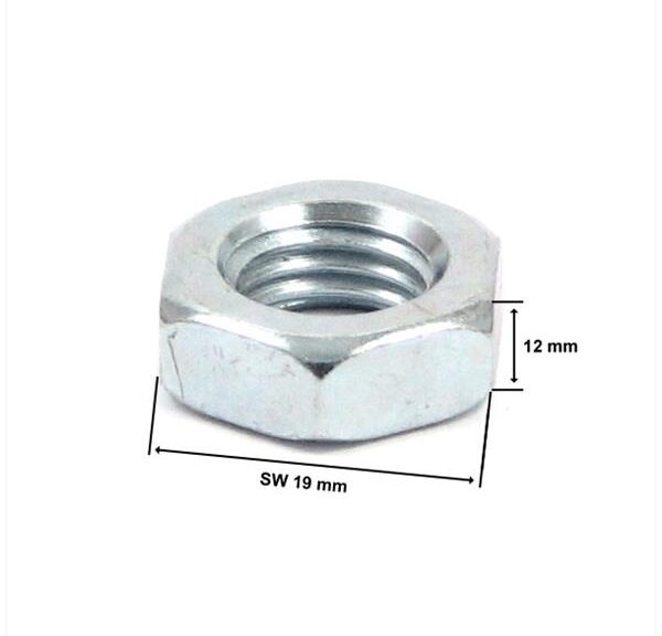 Koppeling Moer 12x1.25 China 2T/MORINI (Laag) SW19 - Bollard