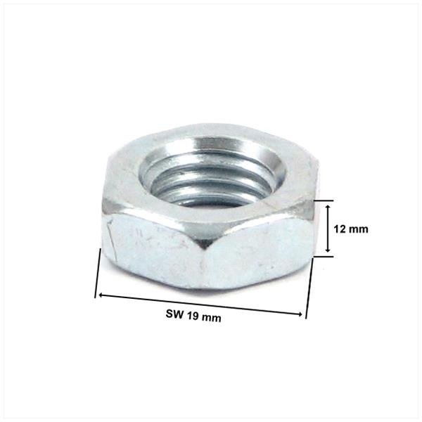 Koppeling Moer 12x1.25 China 2T/MORINI (Laag) SW19 - Bollard