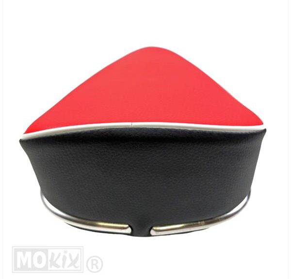 Zadel UNI/Puch Condor Triangel Zwart/Rood