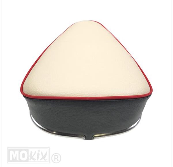 Zadel UNI/Puch Condor Triangel Zwart/Creme