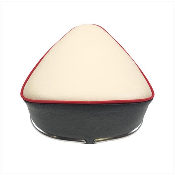 Zadel UNI/Puch Condor Triangel Zwart/Creme