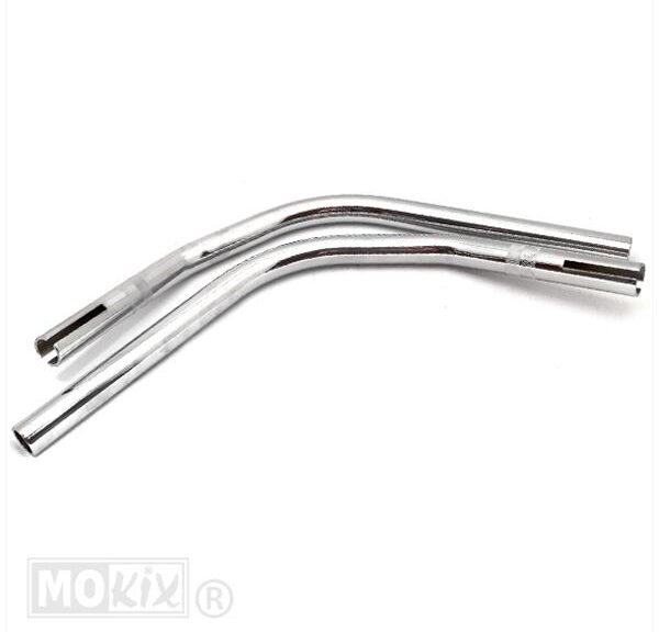 Stuur Peugeot 103/MVL/VOGUE Chroom OM (2 Delig)