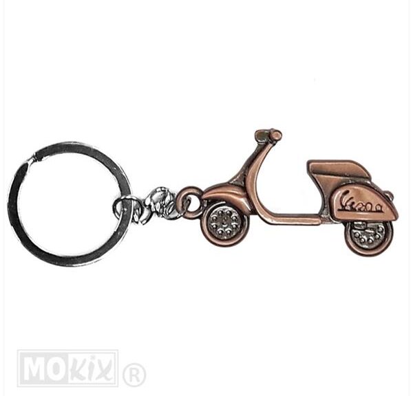 Sleutelhanger Vespa Scooter Metaal Verkoperd