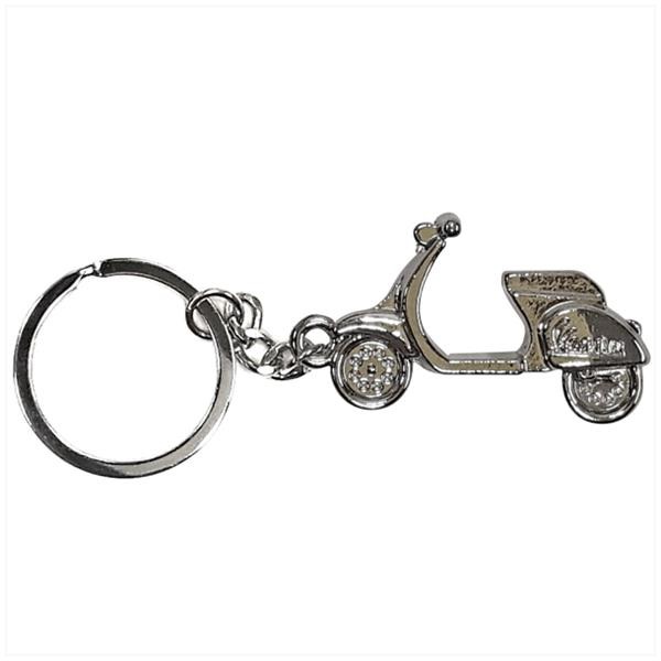 Sleutelhanger Vespa Scooter Metaal Blank