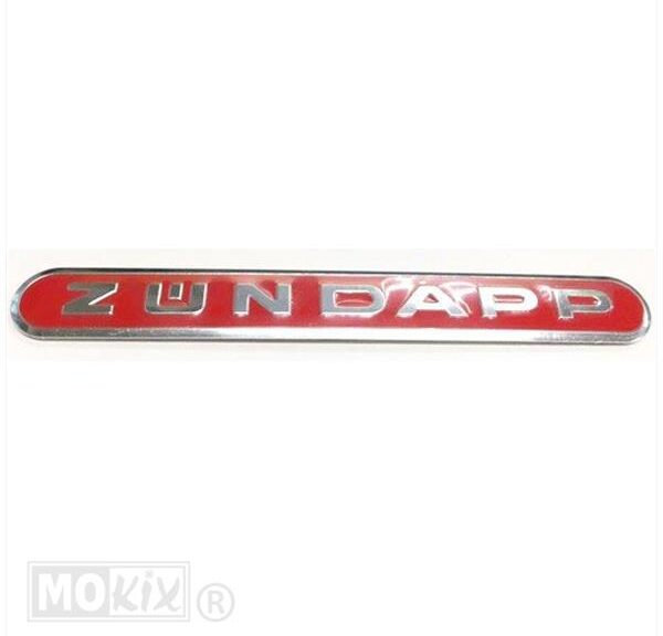 Zundapp Tanktransfer Langwerpig Embleem Rood