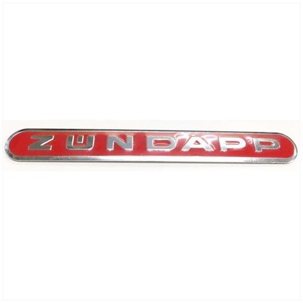 Zundapp Tanktransfer Langwerpig Embleem Rood
