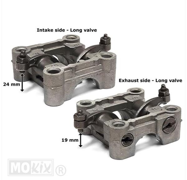 Tuimelaar Brug SET China 4T GY6 (69.5mm Klep) Comp