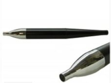 Uitlaat Universeel 70mm/28mm Sigaar Zwart Chroom - Jamarcol
