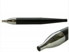 Uitlaat Universeel 70mm/28mm Sigaar Zwart Chroom - Jamarcol