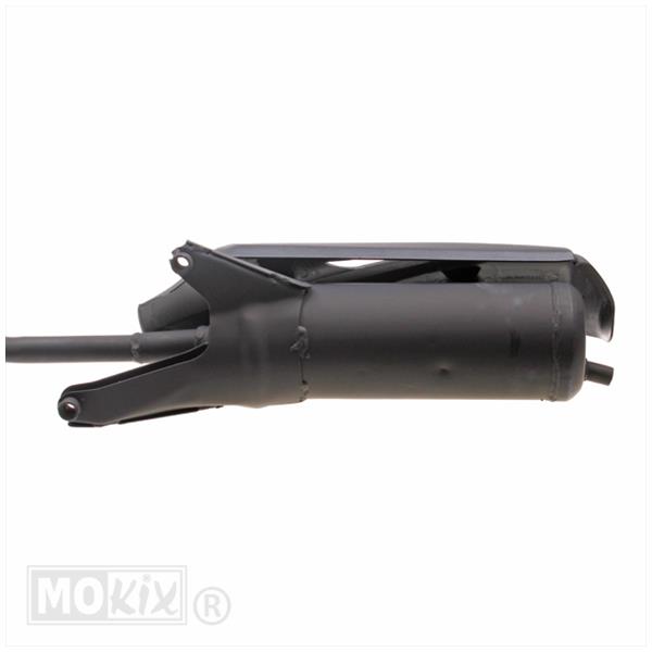 Uitlaat China Scooter GY6 50A 10/12" Zwart Silex" - Afbeelding 2