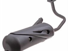 Uitlaat China Scooter GY6 50A 10/12" Zwart Silex"