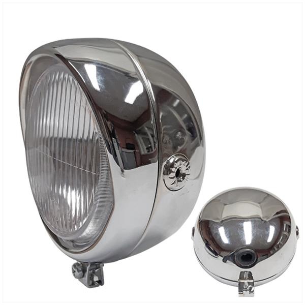 Koplamp UNI Automaat Retro 13.5mm BAX15D Chroom