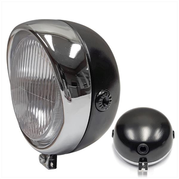 Koplamp UNI Automaat Retro 13.5mm BAX15D Zwart